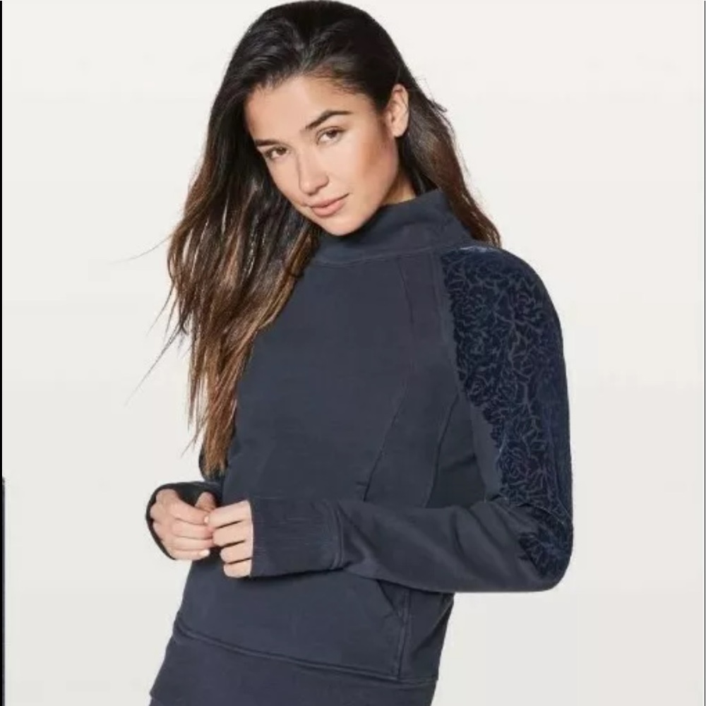 Lululemon Floral Flock Pullover